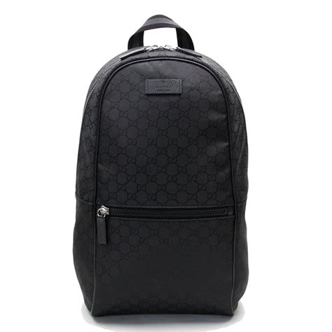 black mens gucci backpack|Gucci guccissima slim backpack.